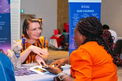 Interactive session with education advisors at the study abroad fair